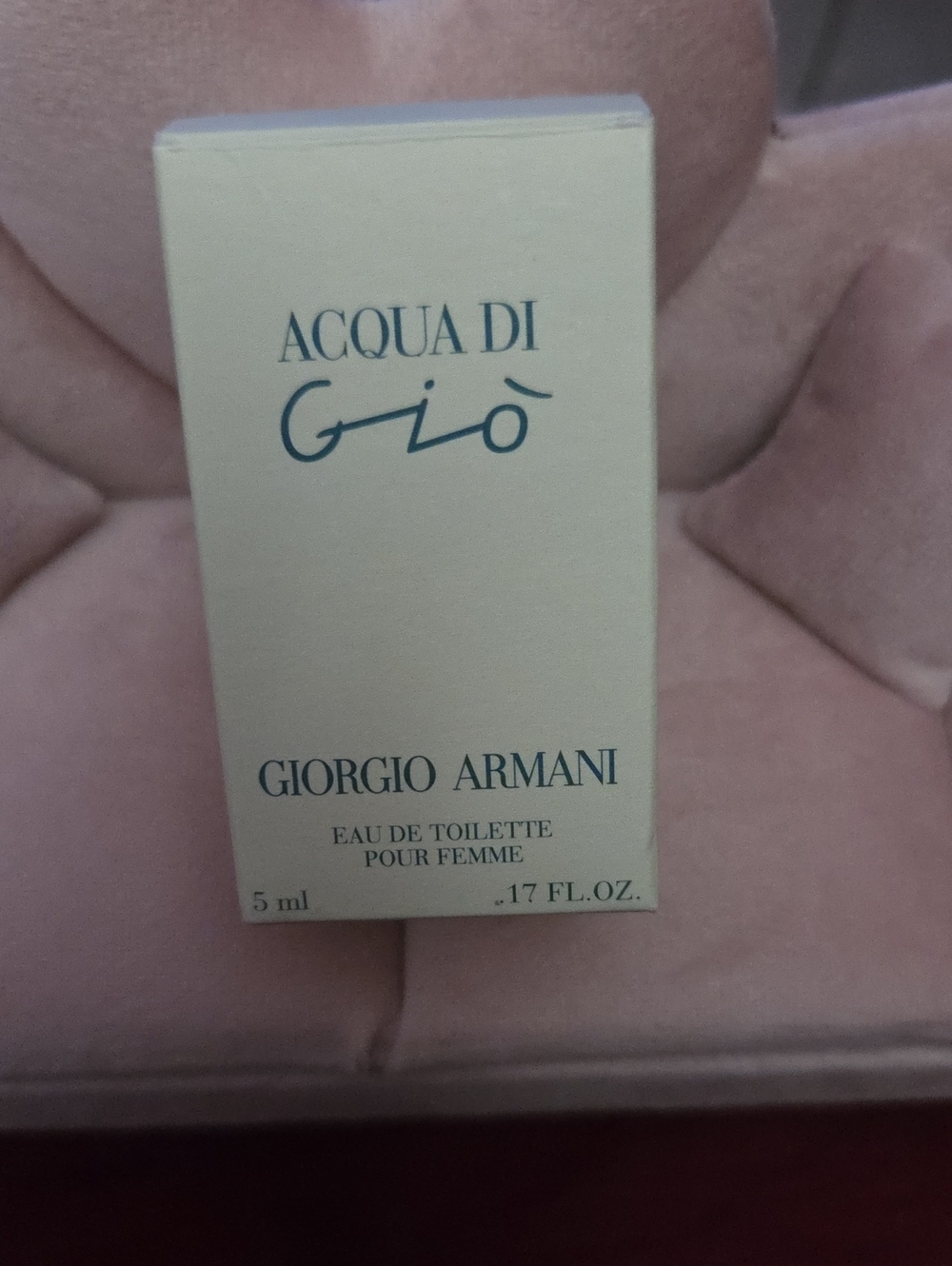 Giorgio Armani Acqua di Giรฒ Femme -5 Ml. NWOT